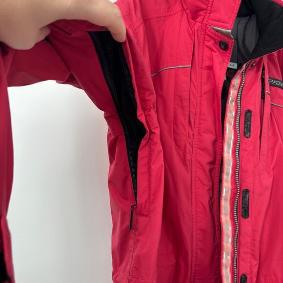 Spyder Womens‎ Ski Jacket XSCAP Entrant Red Nylon Shell Winter Coat Size 10 - Picture 11 of 12